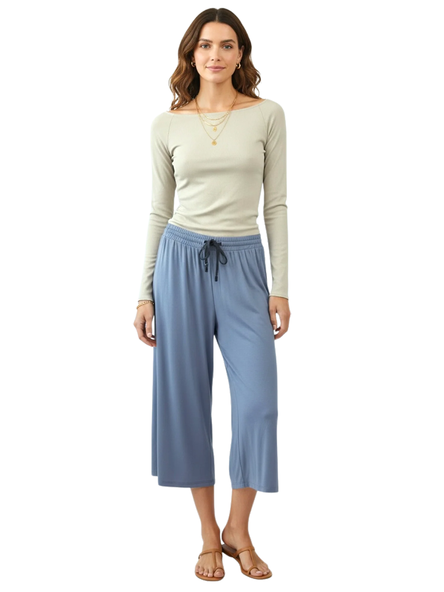 Om Grown – Serenity Capri Pants Pants 3/4 Length Om Grown - Serenity Capri Pants - Image 2