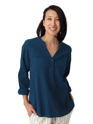 Aventura – Beachcomber Long Sleeve Top Tops & Blouses 100% cotton