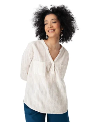 Aventura – Beachcomber Printed Long Sleeve Top Tops & Blouses 100% cotton