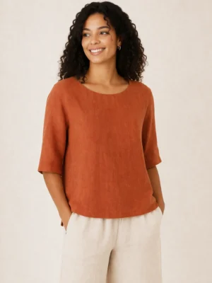 Bryn Walker – Simon Shirt Tops & Blouses 100% linen