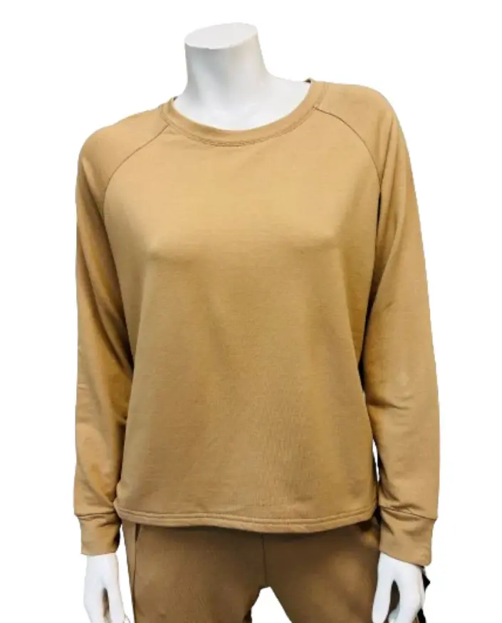 Gilmour – Bamboo French Terry Cropped Sweatshirt Sweaters & Sweatshirts Bamboo Gilmour - Bamboo French Terry Cropped Sweatshirt - Image 3