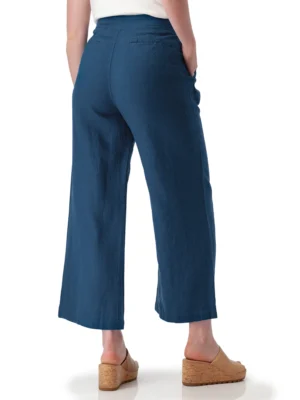 Aventura – Leni Wide Leg Ankle Pant Pants 100% linen