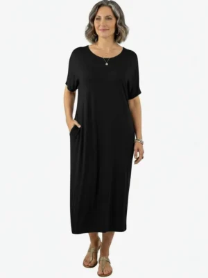 Om Grown – Presence T-shirt Dress Dresses Designed in Canada