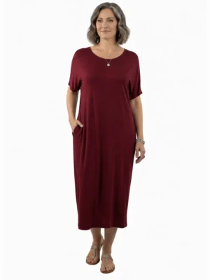 Om Grown – Presence T-shirt Dress Dresses Designed in Canada