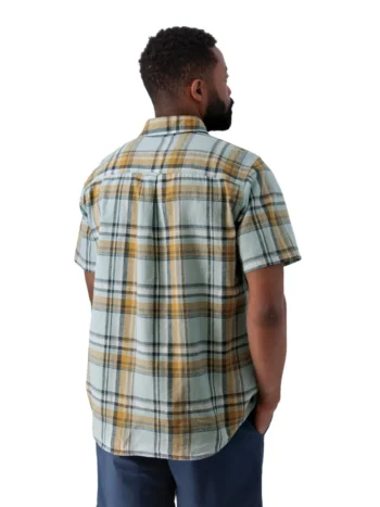Old Ranch – Porter Button Front Plaid Shirt Men Fair Trade Old Ranch – Porter Button Front Plaid Shirt Men Fair Trade