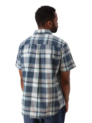 Old Ranch – Porter Button Front Plaid Shirt CLOTHING - MENS Cotton