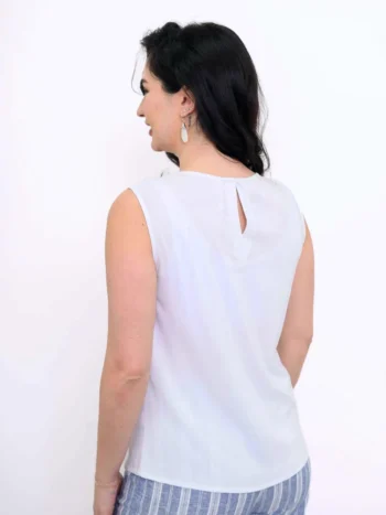 Blue Sky – Nina Tank Linen Bamboo Tees & Tanks Bamboo
