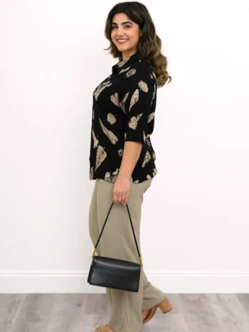 Blue Sky – Lorine Top – Print Tops & Blouses Bamboo Blue Sky – Lorine Top – Print Tops & Blouses Bamboo