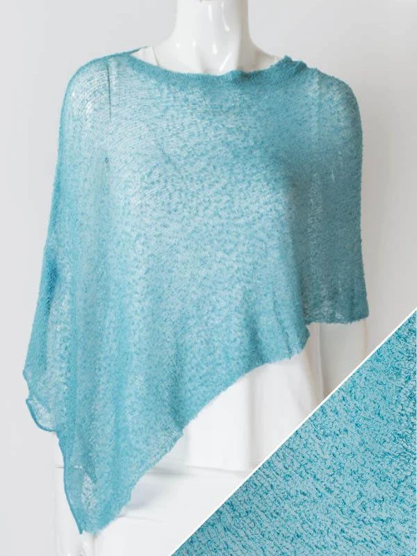 Blue Sky – Poncho Accessories Bamboo Blue Sky - Poncho - Image 3
