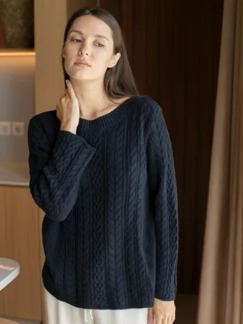 Echo Verde - Cable Car Sweater Organic Cotton