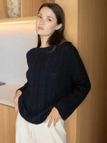 Echo Verde – Cable Car Sweater Organic Cotton Sweaters & Sweatshirts Designed in Canada