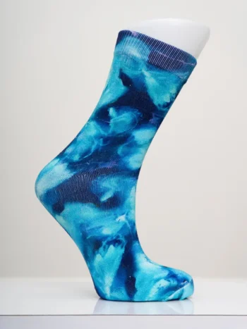 Blue Sky – Ladies Dress Sock – Printed Accessories Bamboo