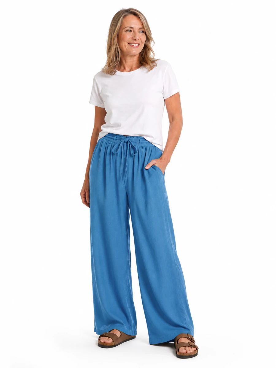 Shalimar – Wide Leg Pants Bamboo Pants & Capri Pants Bamboo Shalimar - Wide Leg Pants Bamboo - Image 4