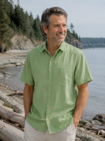 Efforts – Hemp Short Sleeve Shirt Men Designed in Canada