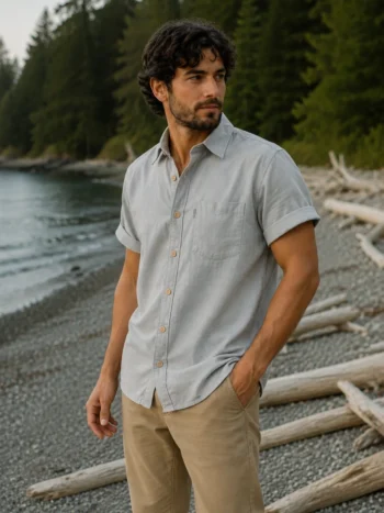 Efforts – Hemp Short Sleeve Shirt Men Designed in Canada