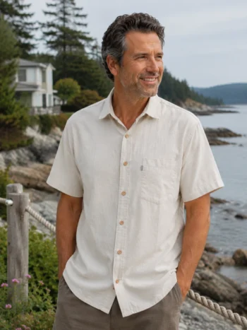 Efforts – Hemp Short Sleeve Shirt Men Designed in Canada Efforts – Hemp Short Sleeve Shirt Men Designed in Canada