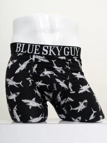 Blue Sky – Boxer Briefs – Middle Man Men Bamboo Blue Sky - Boxer Briefs - Middle Man