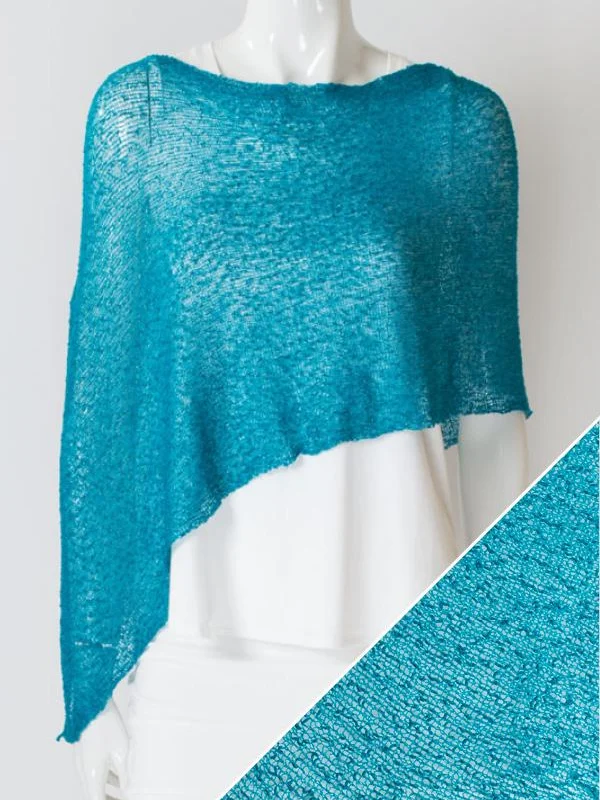 Blue Sky – Poncho Accessories Bamboo Blue Sky - Poncho - Image 4