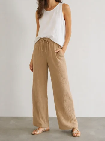 Shalimar – Organic Cotton Gauze Pants Pants & Capri Pants Fair Trade