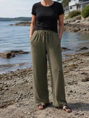 Shalimar – Organic Cotton Gauze Pants Pants & Capri Pants Fair Trade