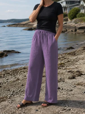 Shalimar – Organic Cotton Gauze Pants Pants & Capri Pants Fair Trade