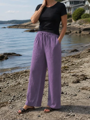Shalimar – Organic Cotton Gauze Pants Pants & Capri Pants Fair Trade