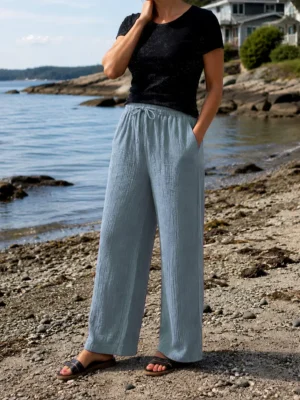 Shalimar – Organic Cotton Gauze Pants Pants & Capri Pants Fair Trade