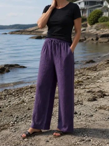 Shalimar – Organic Cotton Gauze Pants Pants & Capri Pants Fair Trade