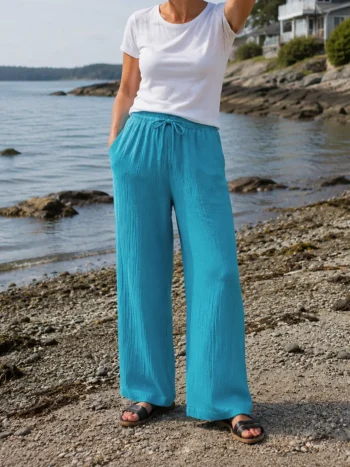 Shalimar – Organic Cotton Gauze Pants Pants & Capri Pants Fair Trade