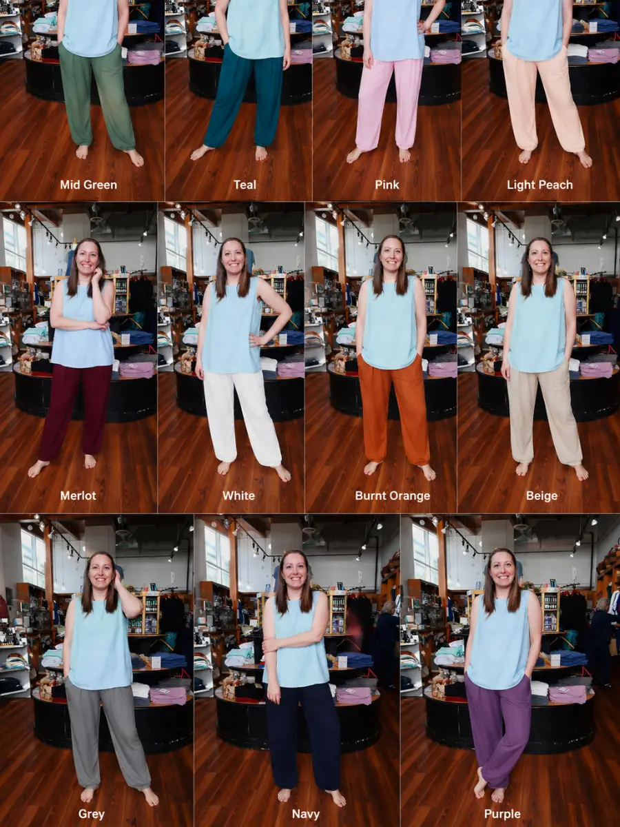 Shalimar – Bamboo Tapered Leg Pants Pants & Capri Pants Bamboo Shalimar - Bamboo Tapered Leg Pants - Image 2