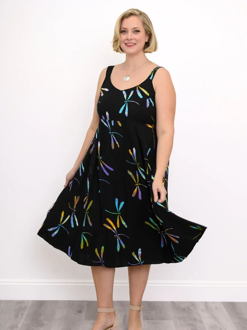 Blue Sky โ Shauna Dress Batik Dresses & Tunics Blue Sky Clothing Blue Sky - Shauna Dress Batik