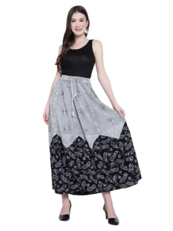 Shalimar - Skirt Bamboo Long V-Border