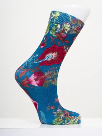 Blue Sky – Ladies Dress Sock – Printed Accessories Bamboo