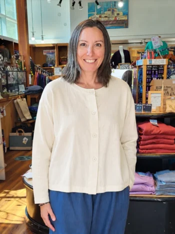 Bryn Walker - Long Sleeve Button Shirt - Pacific Cotton