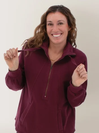 Aventura – Cotton Drift 1/2 Zip Sweaters & Sweatshirts Aventura Aventura - Cotton Drift 1/2 Zip