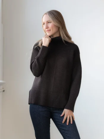 Echo Verde – Serenity Rib Sweater Sweaters & Sweatshirts Cashmere