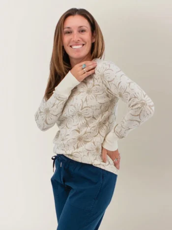 Aventura – Sylvan Floral Thermal Long Sleeve Top Sweaters & Sweatshirts Aventura Aventura – Sylvan Floral Thermal Long Sleeve Top Sweaters & Sweatshirts Aventura