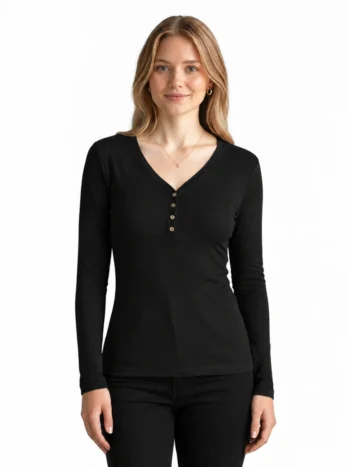 Om Grown – Hadley Long Sleeve Top Tees & Tanks Designed in Canada