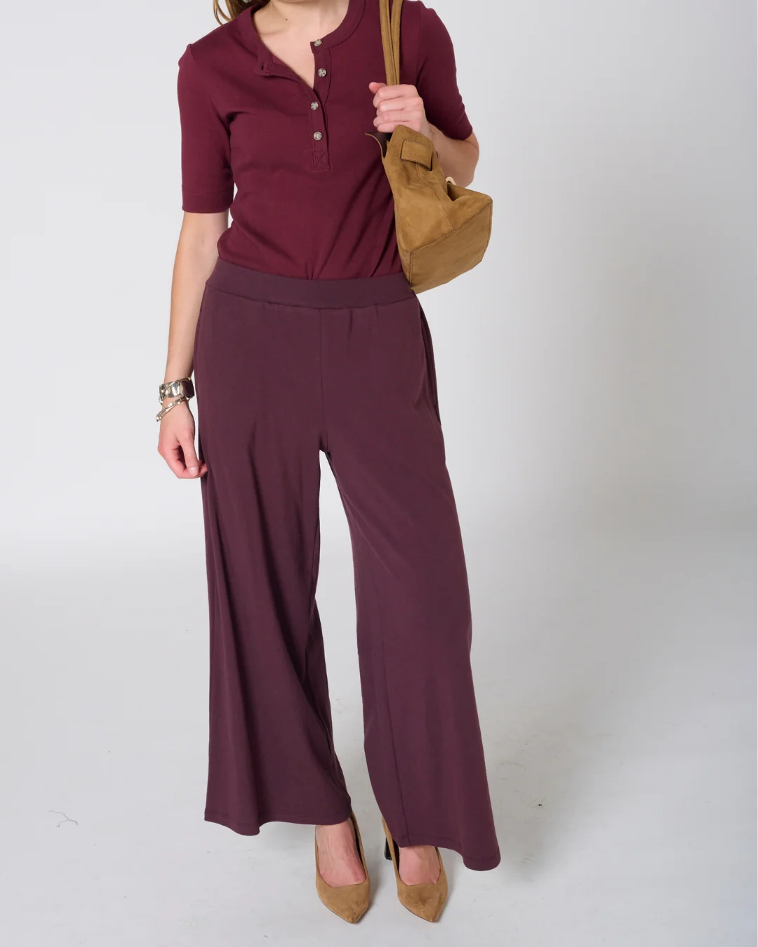 Preloved – Becky Flowy Pants Pants & Capri Pants Cotton Preloved - Becky Flowy Pants - Image 6
