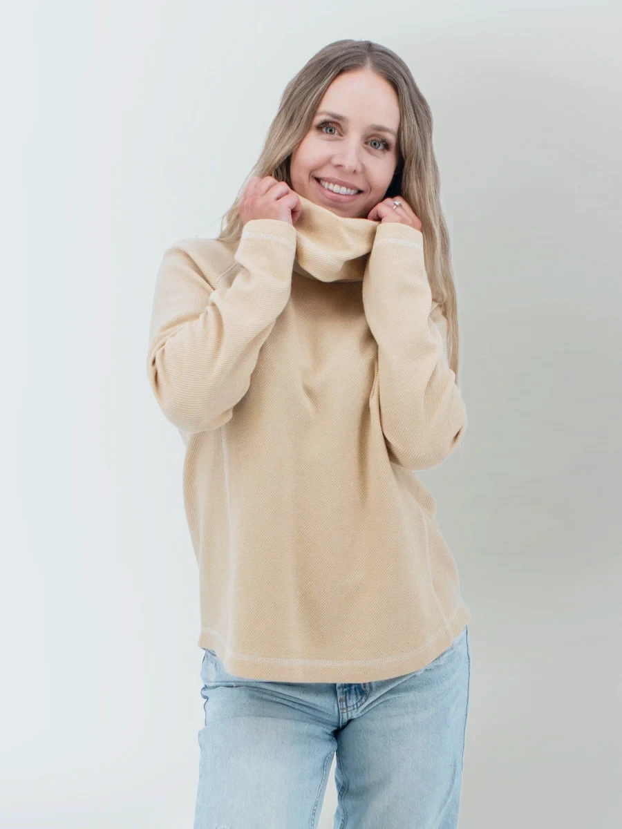 Old Ranch – Cascade Cowl Neck Pullover Sweaters & Sweatshirts Fair Trade Old Ranch - Cascade Cowl Neck Pullover - Image 2