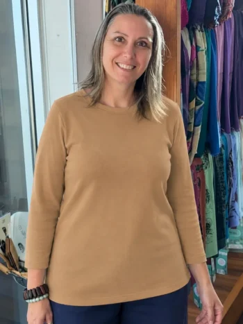 Gilmour Clothing – Terrific Tee Bracelet Sleeve Length Tops & Blouses Bamboo Gilmour Clothing – Terrific Tee Bracelet Sleeve Length Tops & Blouses Bamboo