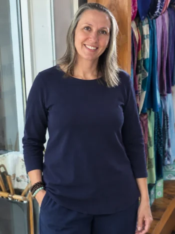 Gilmour Clothing – Terrific Tee Bracelet Sleeve Length Tops & Blouses Bamboo Gilmour Clothing – Terrific Tee Bracelet Sleeve Length Tops & Blouses Bamboo