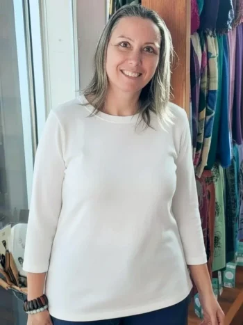 Gilmour Clothing – Terrific Tee Bracelet Sleeve Length Tops & Blouses Bamboo Gilmour Clothing – Terrific Tee Bracelet Sleeve Length Tops & Blouses Bamboo