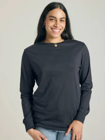 Known Supply – Relaxed Long Sleeved Tee Tees & Tanks Fair Trade