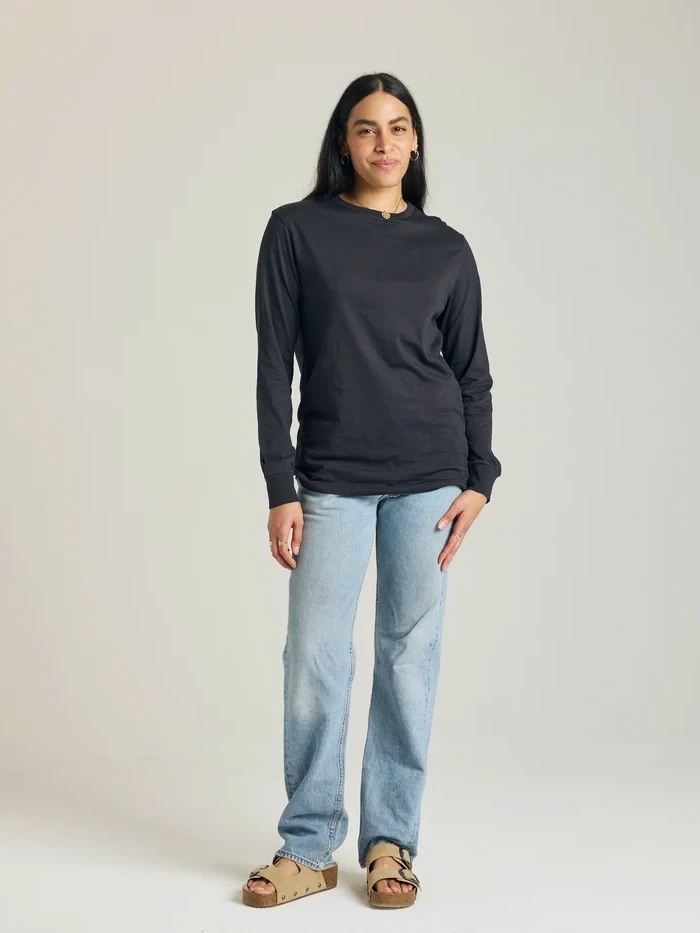 Known Supply – Relaxed Long Sleeved Tee Tees & Tanks Fair Trade Known Supply - Relaxed Long Sleeved Tee - Image 3