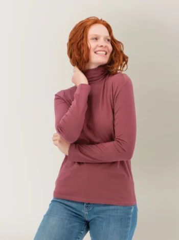 Old Ranch - Mariela Organic Solid Turtleneck