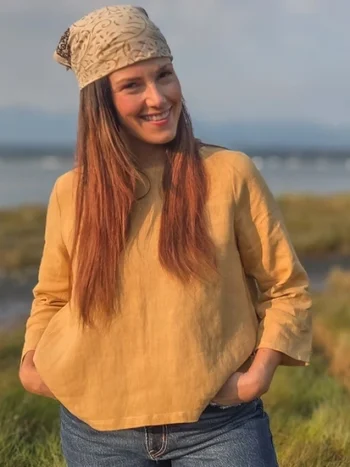 Jipsi Tree - Juli-Etta Top - Linen